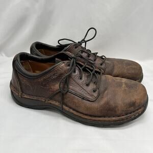 Red Wing Shoes 6704 Brown Leather Work Safety Oxford Shoes Safety Toe Mens 9.5D